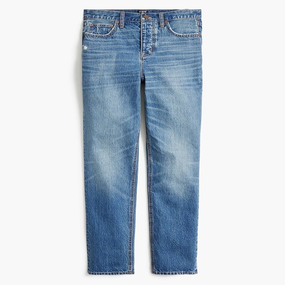 J.Crew Factory Premium Edition High-Rise Straight Jeans Size 32 NWT